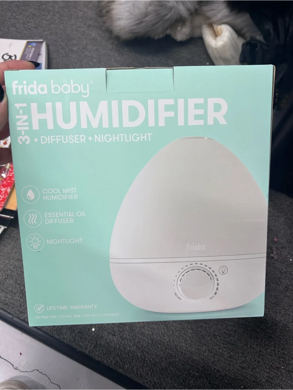 BNIB frida baby 3-in-1 Humidifier - Diffuser - Nightlight